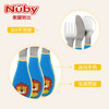 Nuby努比宝宝餐具不锈钢叉勺套装 婴儿餐具勺子喂养勺叉子三件装NUB-55715 商品缩略图2