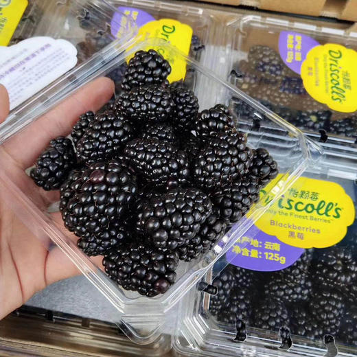 稀有【怡颗莓黑莓】云南种植。 营养价值极高，很多小朋友都非常喜欢吃。 纯甜，无酸。口感非常好。 商品图0