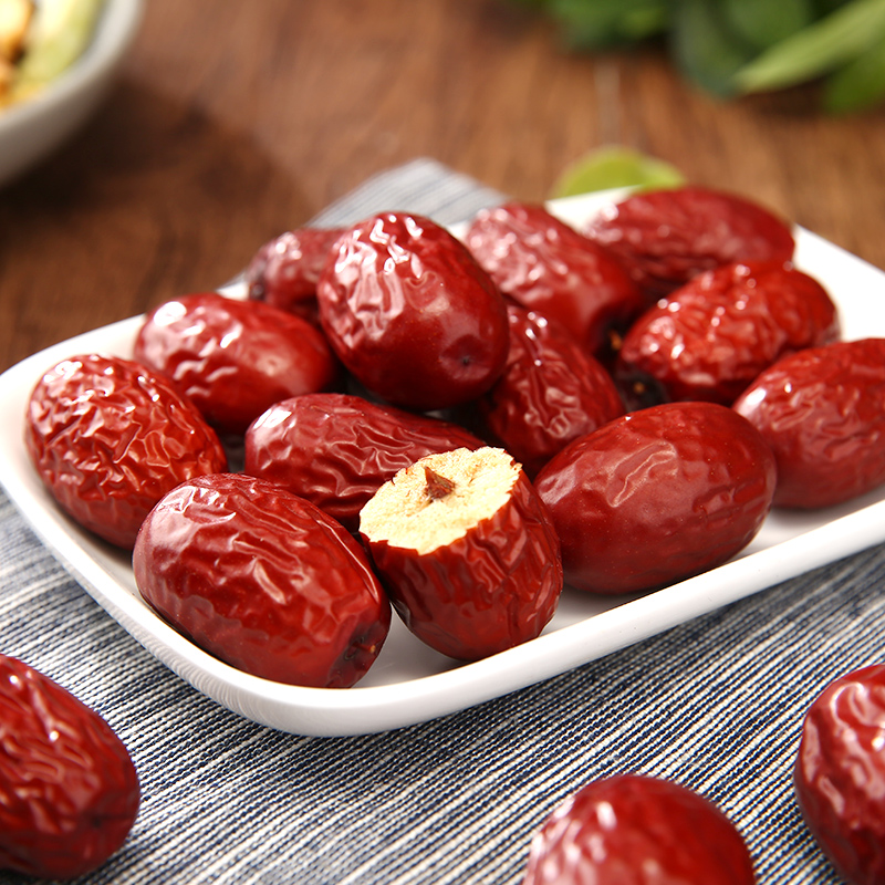 新疆特产 若羌特级灰枣 肉质紧实5斤包邮