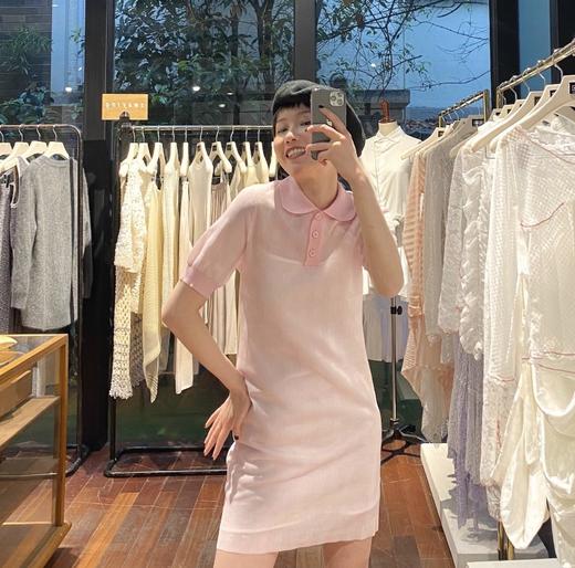 SHUSHU TONG2020春夏新款 少女感T恤连衣裙粉色款 ss20dr10tm002pk100 商品图1