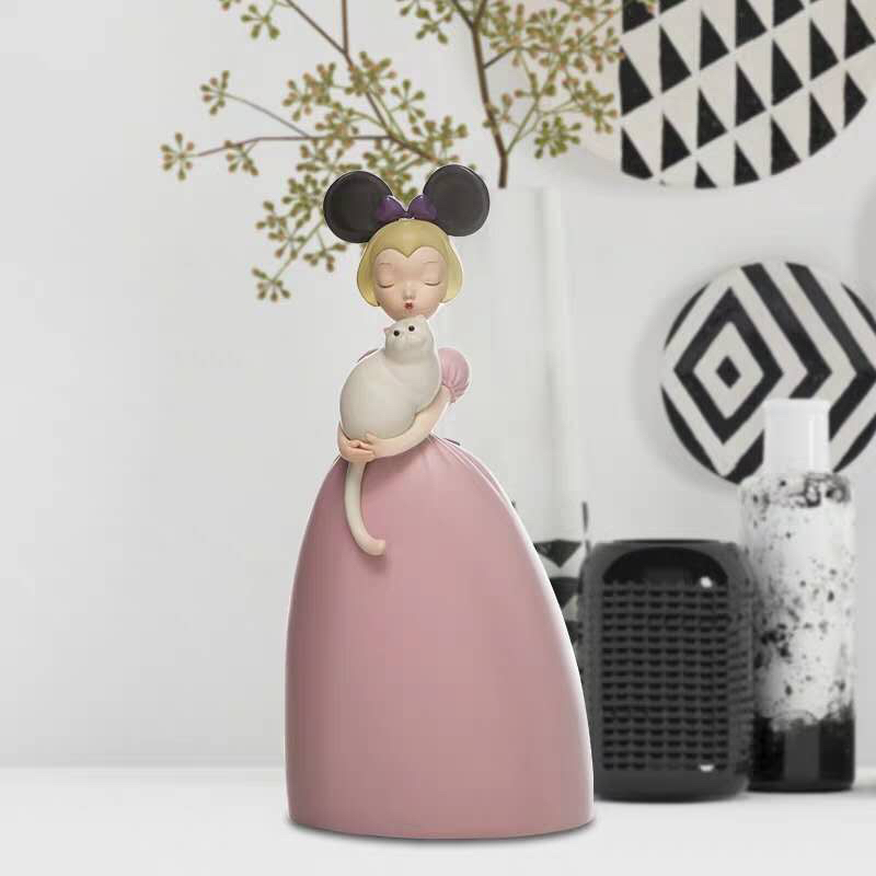 【白夜童话系列】--薄云的猫--艺术家贾晓鸥雕塑作品