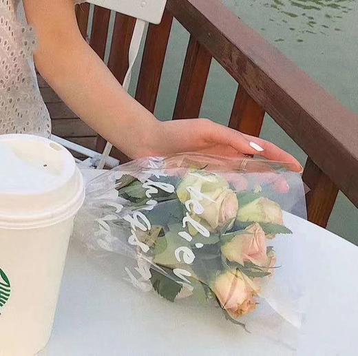 透明花束袋（50个）--省内满299元包邮，省外运费自理 商品图0