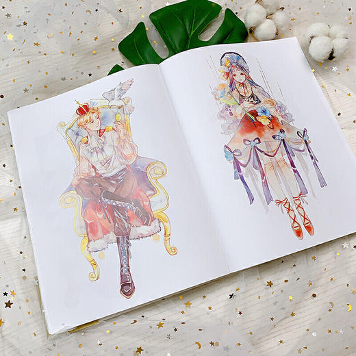 水彩魔方 日系少女漫画插画绘 商品图1