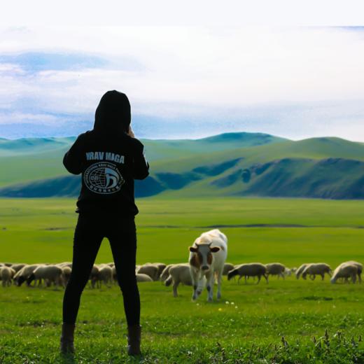 IKMF 马伽术/以色列格斗术/KRAVMAGA 加绒训练帽衫 商品图2