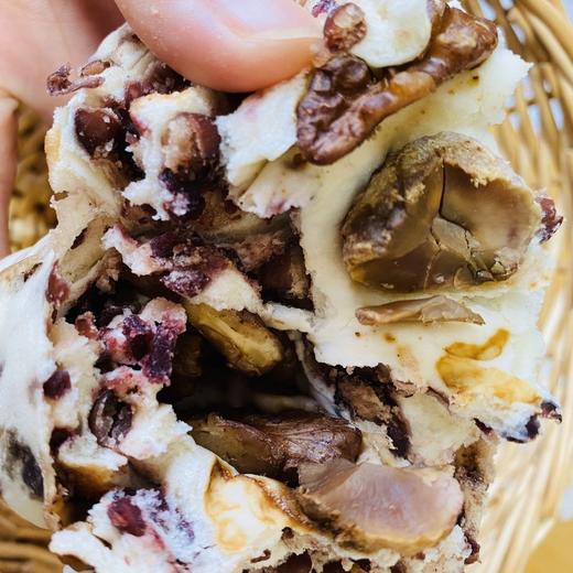【宫门口贝勒红豆卷】4个/包，原料：红豆、板栗、核桃、紫薯、红枣等 商品图2