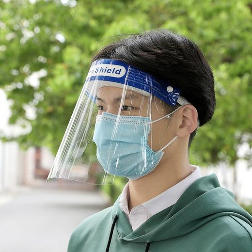 【加大号面罩10个装】高清透明款防护隔离面罩 儿童成人全脸防溅面罩护脸帽 商品图0