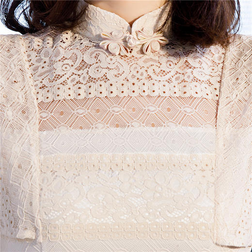 SYK-300926古秀改良清新时尚蕾丝旗袍 商品图3