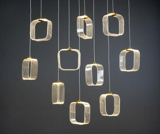 10头方形拉丝吊饰【运费自理】 商品图0