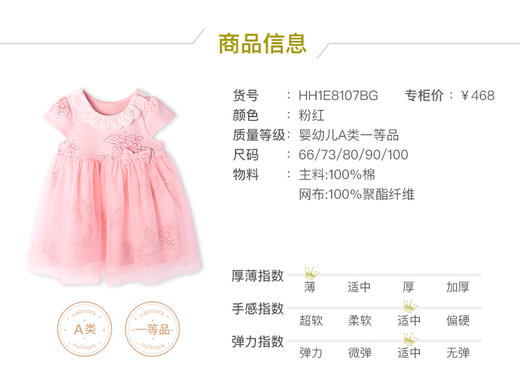 hallmark贺曼童衣女童婴儿连衣裙裙子HH1E8107 商品图1