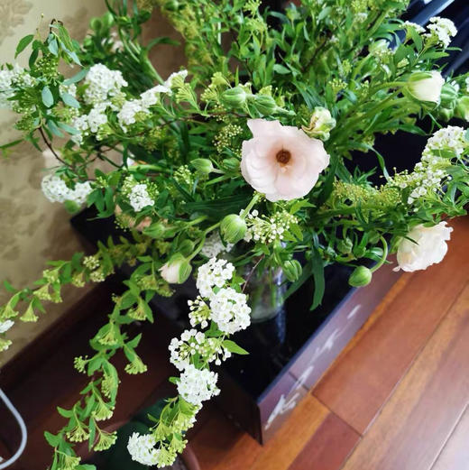 配花-蝴蝶洋牡丹-香槟色-5支 商品图4