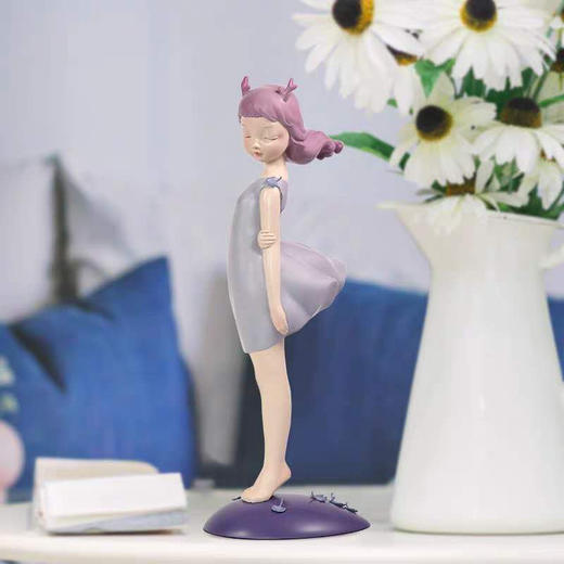 【白夜童话系列】--等风来--艺术家贾晓鸥雕塑作品 商品图2