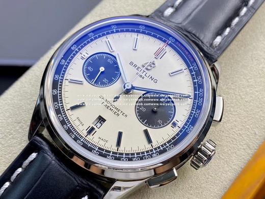 GF新品百年灵璞雅B01计时腕表Premier B01 Chronograph （吴彦祖同款） 材质： 316L精钢 直径： 42毫米 厚度： 13.65毫米 表镜： 锅盖弧面蓝宝石，双面防眩处理 表 商品图3