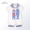 Hallmark贺曼童衣春夏宝宝婴儿水手海军风纯棉短袖外出卡通连体衣哈衣HH1N0412 商品缩略图0