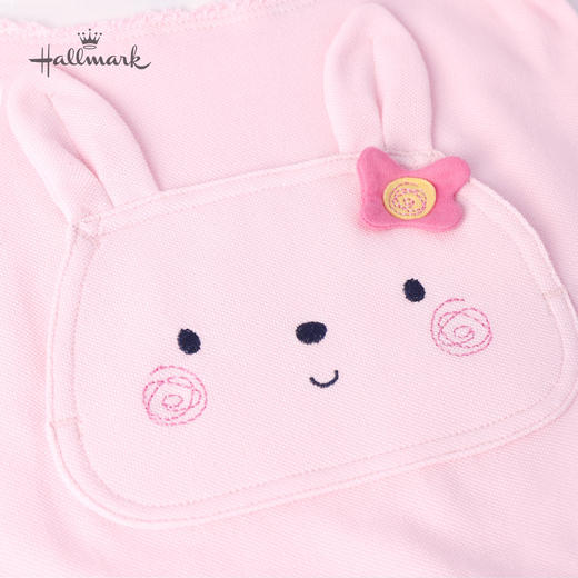 Hallmark贺曼童衣春夏女婴儿纯棉连身衣九分袖宝宝连体衣薄HH1F0510 商品图2