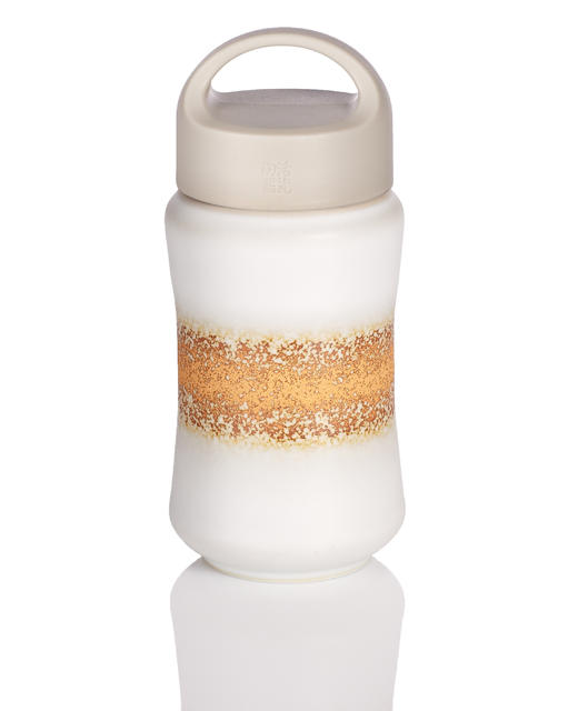 【活瓷陶器】微笑随身杯(中型)  390ml单层 商品图7