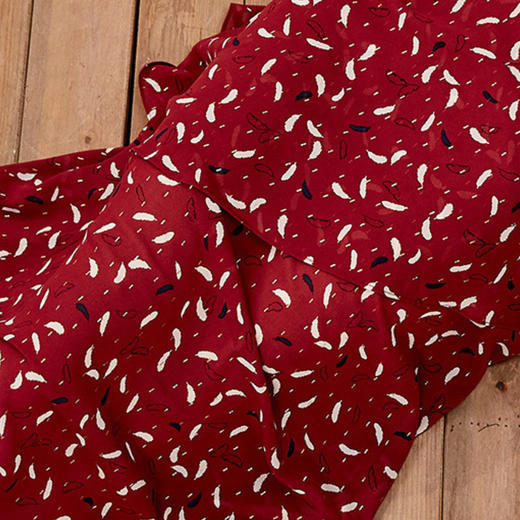 欧芮儿新款女装夏装雪纺半身裙女中长款高腰显瘦荷叶边女裙9XQB21001 商品图3