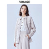 VIMAGE纬漫纪时尚帅气工装风中性风简约衬衫女上衣V1309901 商品缩略图0