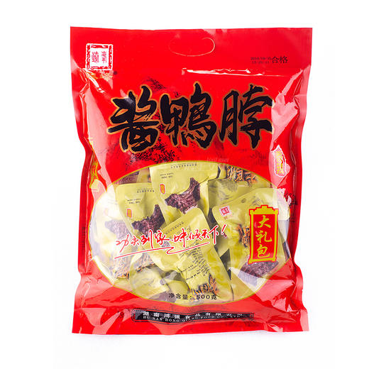 臻峰 湖南特产辣味酱鸭脖 香辣鸭脖子风干辣味零食小吃小包装500g 商品图2