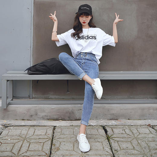 safiya索菲娅 2020春季国民系列青春小白鞋SF01112433 商品图2