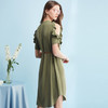 欧芮儿夏装新款荷叶边衬衫连衣裙8XLB11626 商品缩略图2