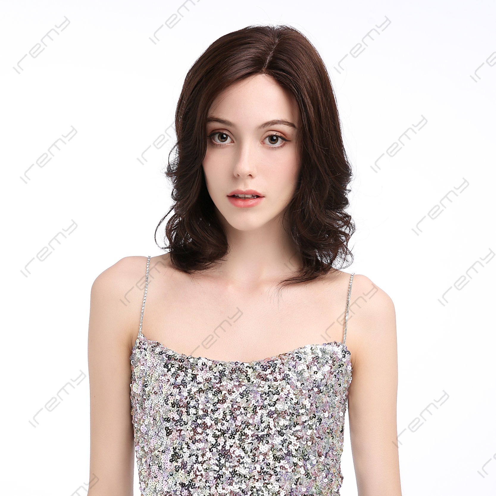 U型手织 70%真发头套 RGM-M20125MN