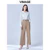VIMAGE纬漫纪夏款时尚干练职业纯色百搭显瘦雪纺衬衫女薄V1309911 商品缩略图2