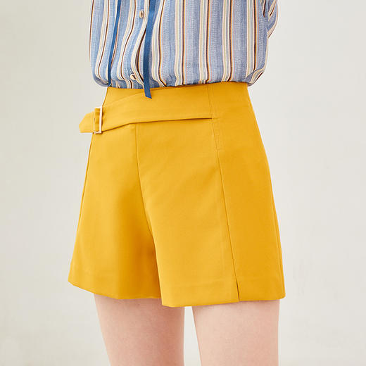 欧芮儿新款女装夏装百搭阔腿裤女高腰a字短裤垂感休闲女裤子9XKA19983 商品图1