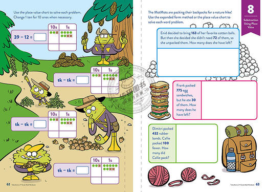 二年级数学科学练习册2册 英文原版 TinkerActive Workbooks 2nd Grade Math Science 英文版原版书籍 进口英语辅导书 商品图1