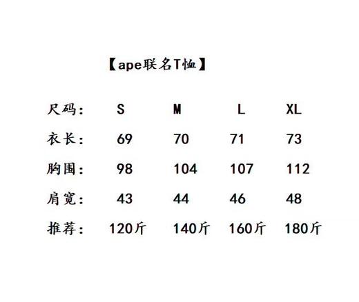 点此购买 mcm×bape男女猿人头短袖t恤 云142925