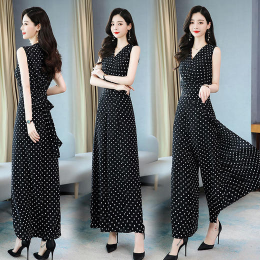 XP-SYY2022-1夏季休闲无袖气质时尚优雅潮流舒适套装套裙 商品图0