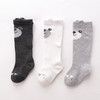拉比-鞋袜类（常年）C9熊头半筒袜（3双装）灰色 商品缩略图3