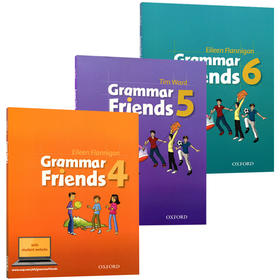 牛津小学英语语法书 英文原版 Oxford Grammar Friends 4-6 和语法做朋友 涵盖剑桥少儿英语考试语法 寒暑假短期语法课程教材