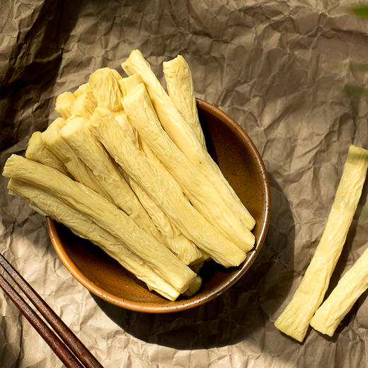 鲜食腐竹日本生态鲜腐竹解冻即食无添加有机种植非转基因大豆165g/盒 商品图0