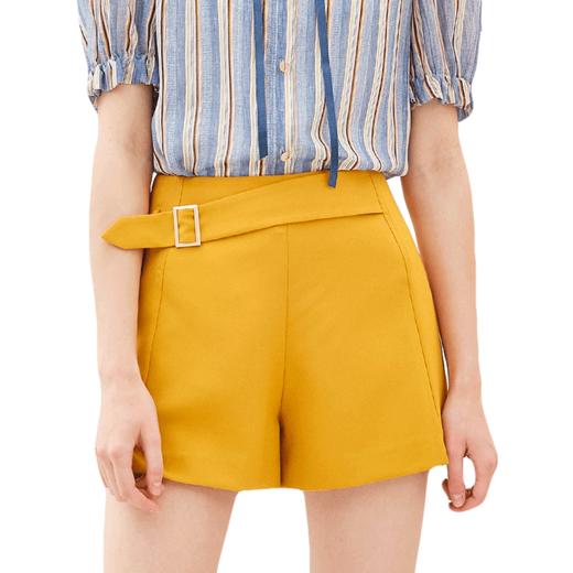 欧芮儿新款女装夏装百搭阔腿裤女高腰a字短裤垂感休闲女裤子9XKA19983 商品图4