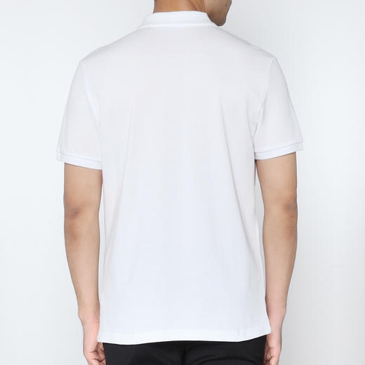 Marco Azzali 白色胶印小豹子POLO衫 T5258300 商品图2