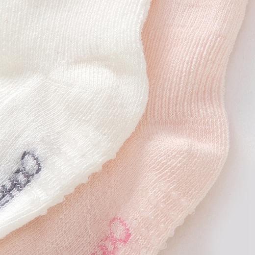 英氏婴儿松口袜宝宝袜子女宝宝四季花边袜2双装新款YIWGJ00014A01 商品图3