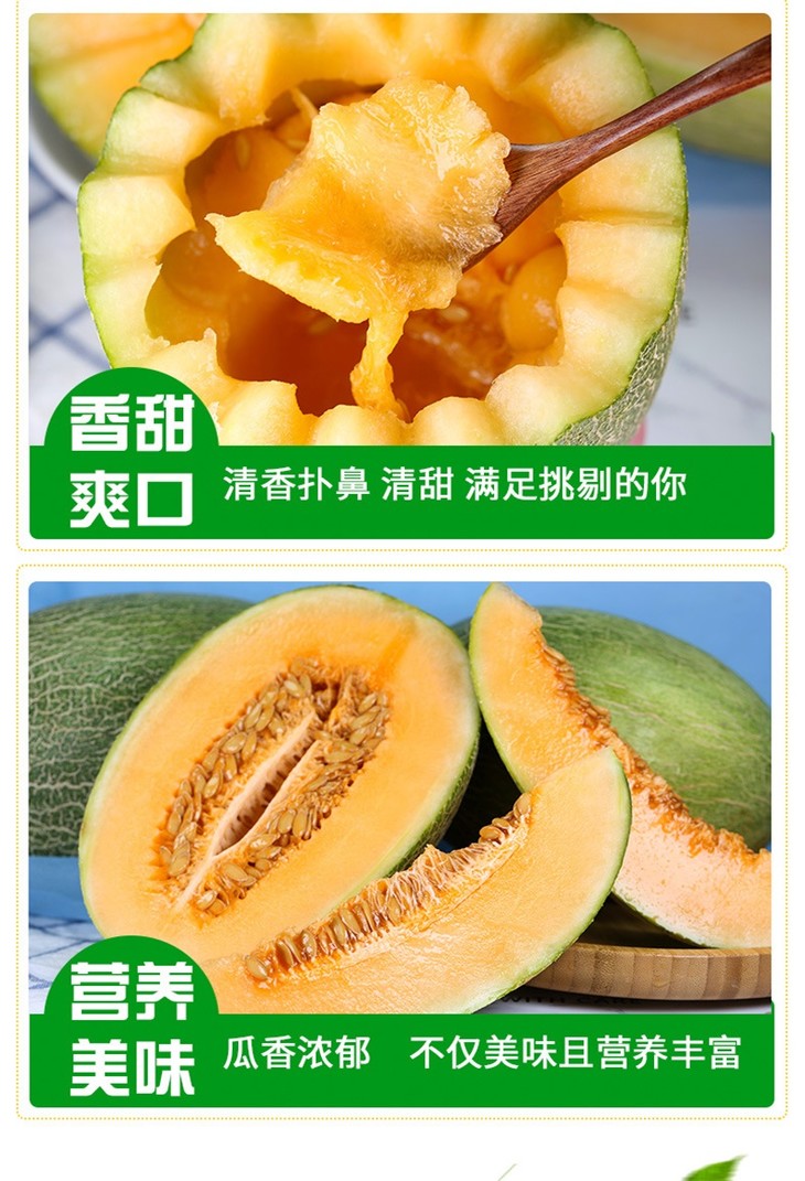 鲜之蜜海南小蜜瓜15kg1个满39包邮系列