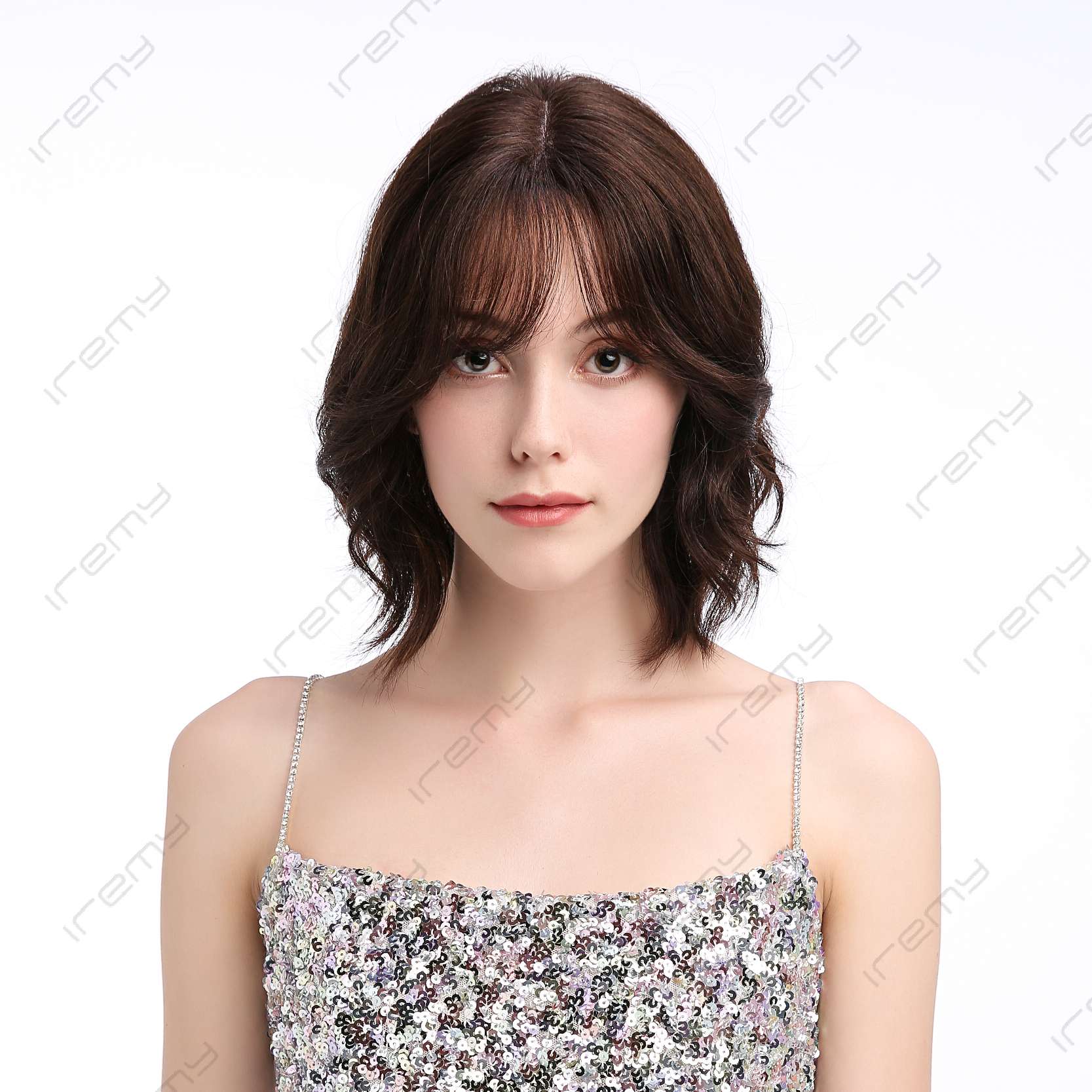 U型手织 70%真发头套 RGM-M20131MN