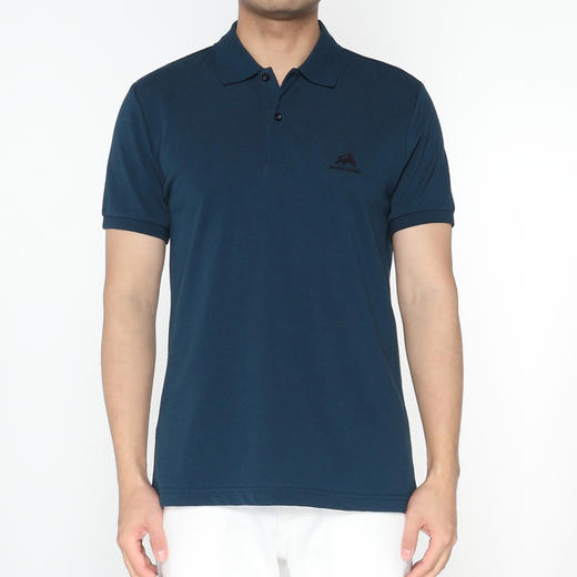 Marco Azzali 墨绿色胶印小豹子POLO衫 T5258701 商品图0