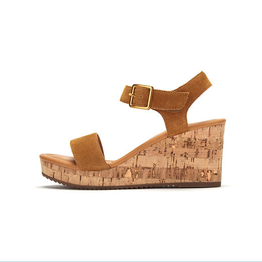 西村名物厚底松糕底舒适条带凉鞋X29BG20191 商品图2