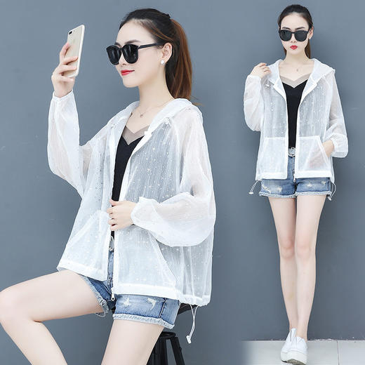 YQM-20640防晒衣女外套新款网红百搭大码薄款很仙的森女洋气WY 商品图1