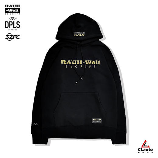 RWB主题 洛杉矶潮牌DPLS 烫金连帽卫衣 商品图0