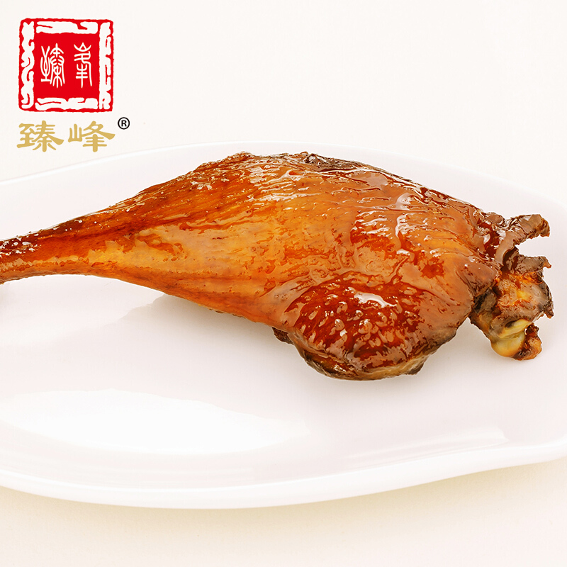 臻峰 真空酱鸭腿酱卤味熟食小吃100g零食 鸭肉类休闲零食