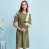 欧芮儿夏装新款荷叶边衬衫连衣裙8XLB11626 商品缩略图1