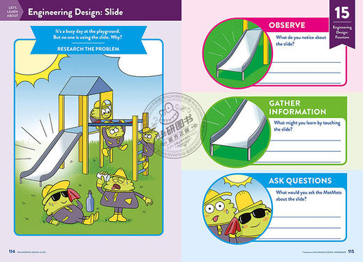 二年级数学科学练习册2册 英文原版 TinkerActive Workbooks 2nd Grade Math Science 英文版原版书籍 进口英语辅导书 商品图3