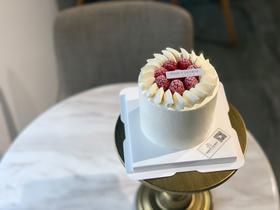 可做四寸——覆盆子奶油戚风蛋糕