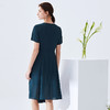 EITIE爱特爱夏季新款时尚职业通勤OL圆领收腰A字连衣裙女裙59076119 商品缩略图3