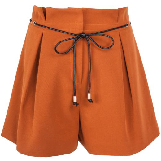 欧芮儿新款直筒阔腿裤女短裤8XKA11559 商品图4