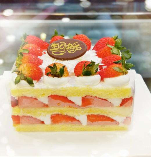草莓🍓裸蛋糕（动物奶油） 商品图0