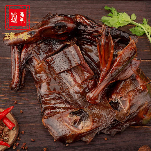 臻峰 湖南特产酱板鸭 真空整只酱鸭熟食小零食正宗手撕鸭肉风干 商品图3